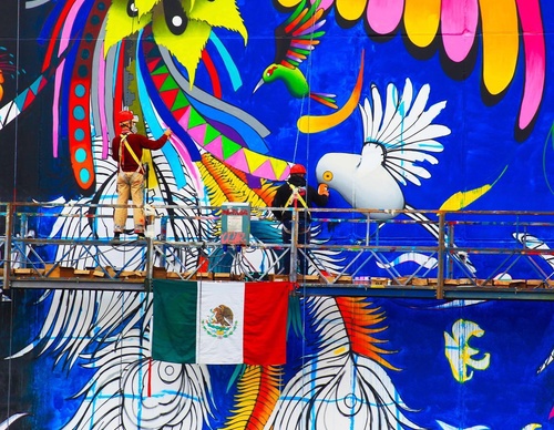 Galería de arte callejero de Spaik - México