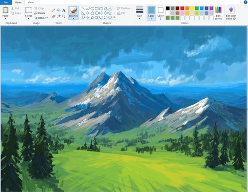 Gallery Of Drawing With Windows Paint By Christian Young - USA_1