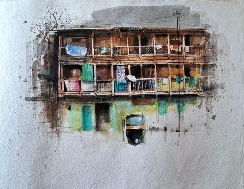 Gallery Of Watercolor Painting By Milind Mulick - India