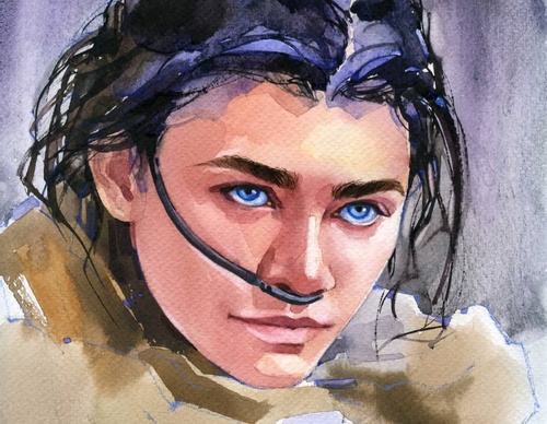 Galeria de pinturas em aquarela de Ekaterina Pahomova