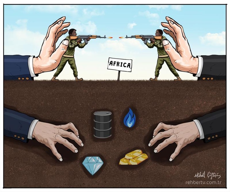 Conflitos na África | Recursos preciosos alimentam conflitos na África.