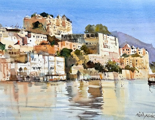 Gallery Of Watercolor Painting By Milind Mulick - India