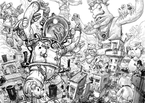 Galería de dibujo de Kim Jung Gi US