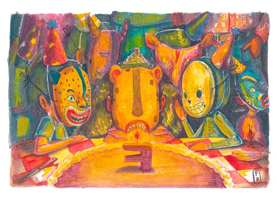 Galeria de ilustrações de Fabian Ruiz - México