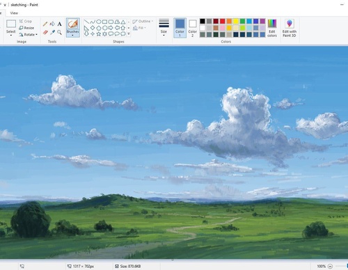 Gallery Of Drawing With Windows Paint By Christian Young - USA_1