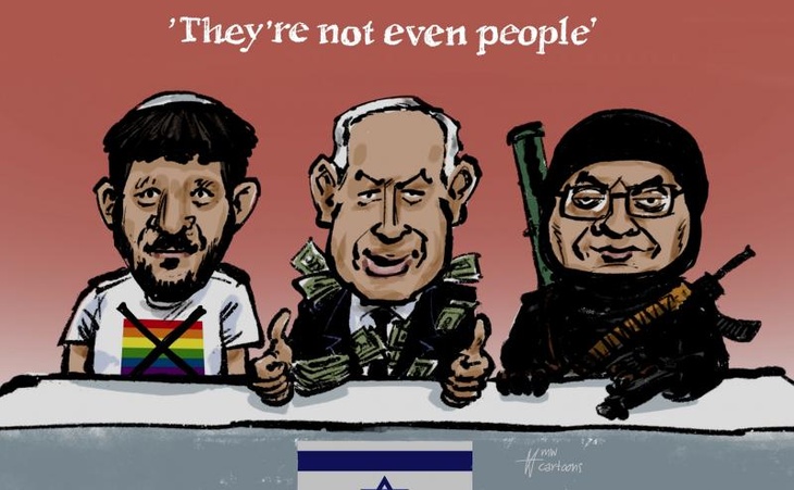 'They're not even people' That's what Ben Gvir said recently in a podcast. Says who? A government made out of a LGBTQIA-hater, a corrupt president and
