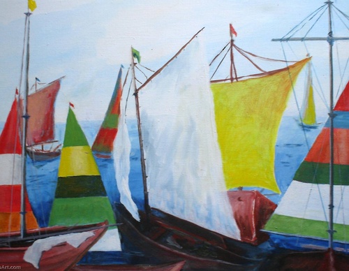 Gallery Of Painting By Eugenio Cruz Vargas - Chile