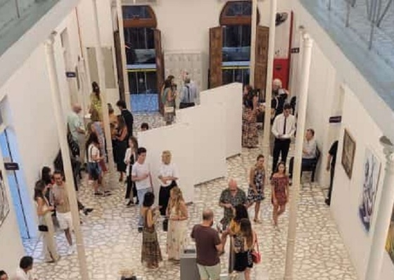 The opening of the first international exhibition of the cultural