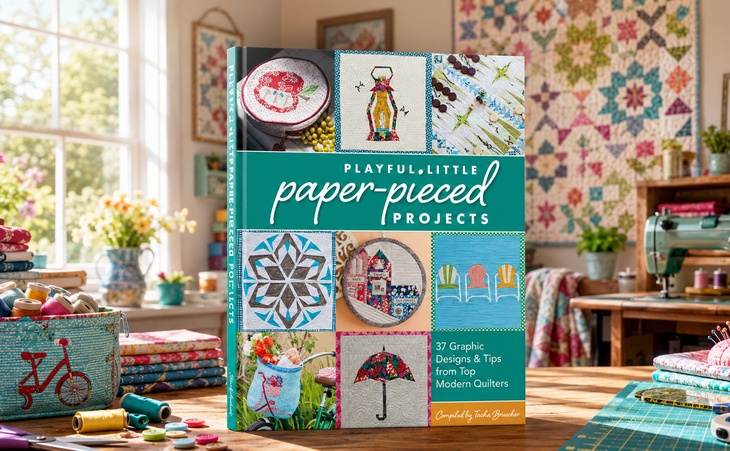 Playful Little Paper-Pieced Projects: 37 Graphic Designs and Tips from Top Modern Quilters by Tacha Bruecher