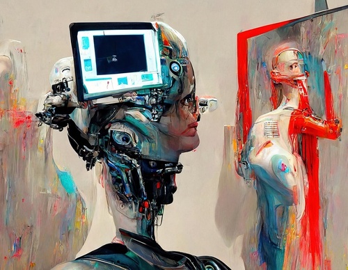 Interacción entre inteligencia artificial y arte