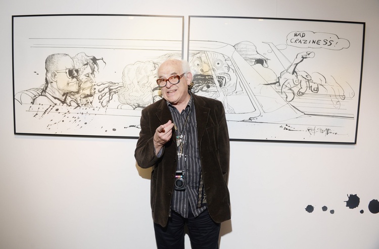 interview with Ralph Steadman , great artist from UK