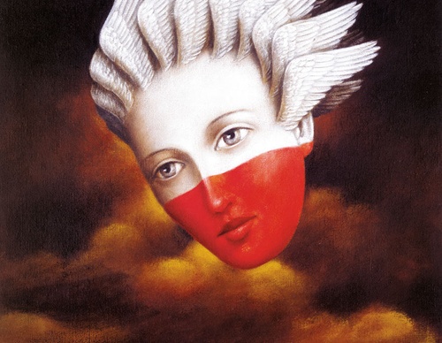 Gallery of humor painting by Rafal Olbinski - Poland