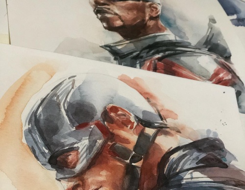 Gallery Of WaterColor Painting By Xavier Palau Blacio - Argentina
