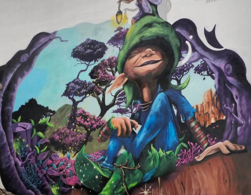 Galería de arte callejero de Nauni - España
