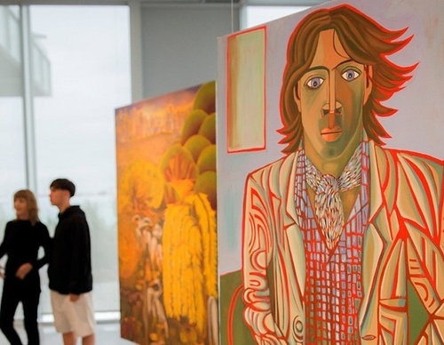 Florencia Böhtlingk na Malba Puertos: Pintando com a Vibração da Imediatidade