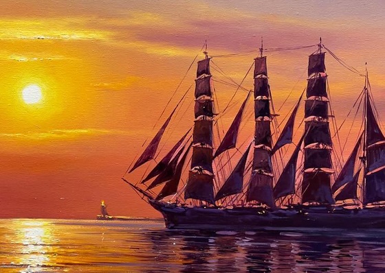Galeria de Pintura em Aquarela de Vladimir Preobrazhensky - Rússia