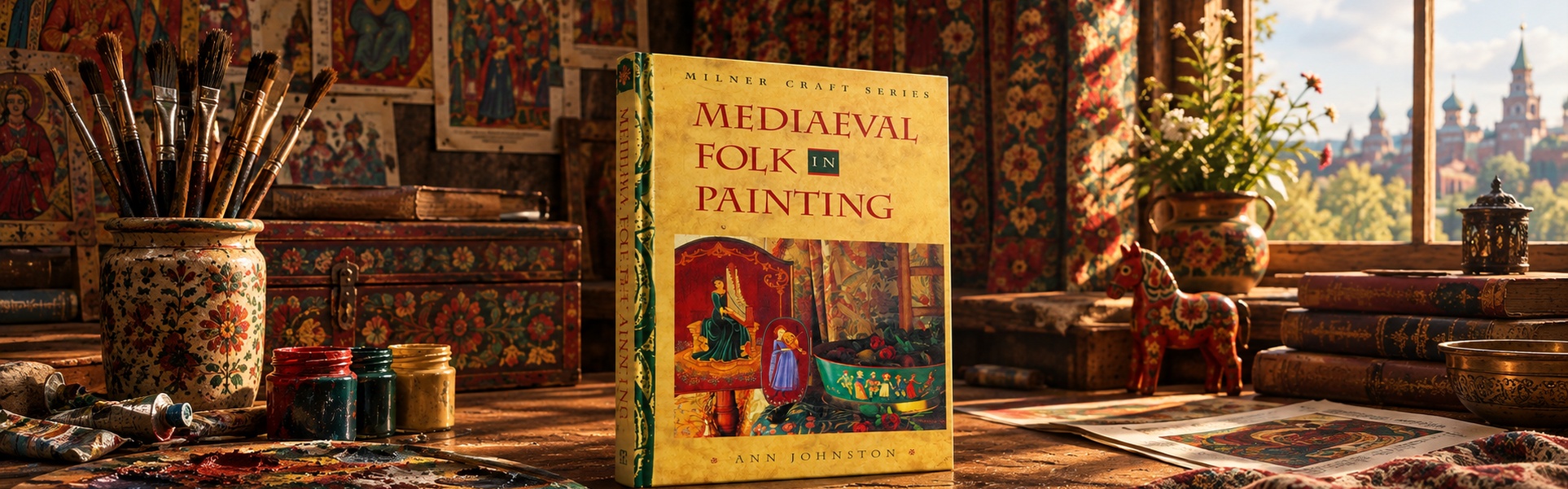 Mediaeval Folk in Painting (Milner Craft Series) by Ann Johnston