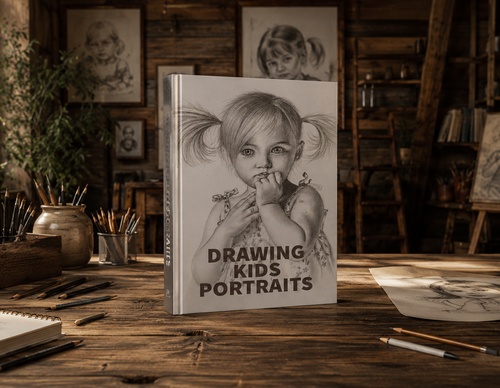 Dibujos de retratos infantiles de Grace Thomas
