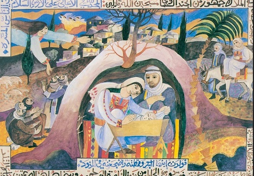 Galería de obras de Sliman Mansour de Palestina