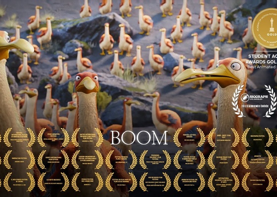 BOOM animated short film,Best animated short 2024