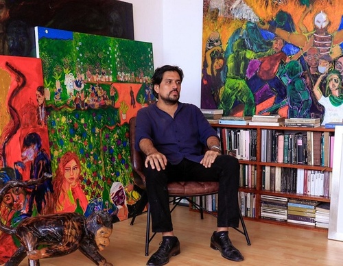 Peruvian artist Iván Fernández-Dávila exhibits “Fiesta” in Paris