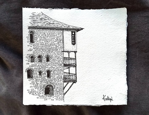 Galeria de pinturas em aquarela de Kalliopi C - Escócia