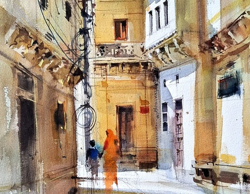 Gallery Of Watercolor Painting By Milind Mulick - India