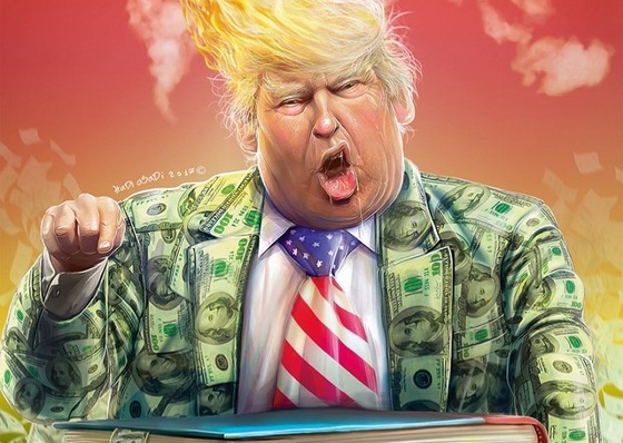 Gallery of International Cartoons & Caricatures About Trump