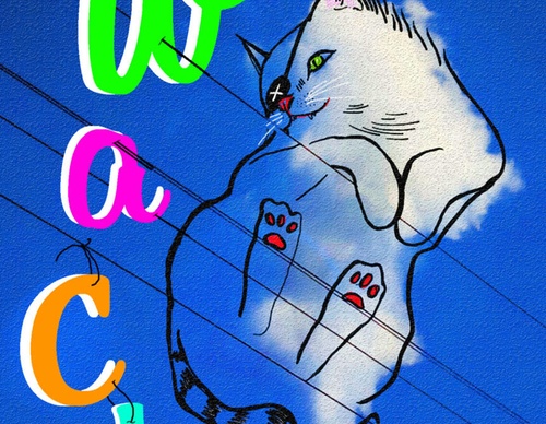 blank poster animal