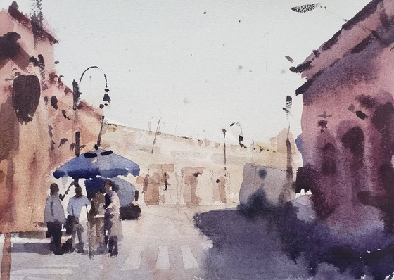 Gallery Of WaterColor Painting By Gonzalo Ibáñez Vargas - Chile