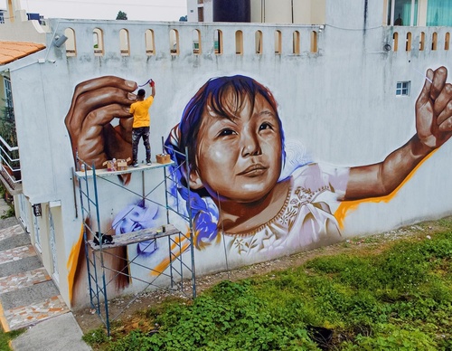 Galería de arte callejero de Paulo Villegas - México