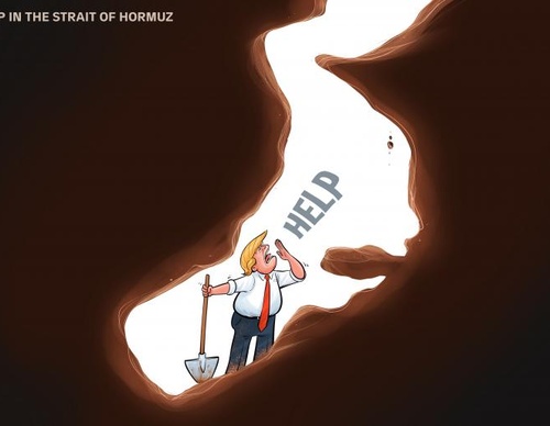 Trump en el estrecho de Ormuz…