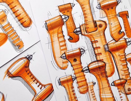 Gallery Of Design Sketching By Marius Kindler - Germany