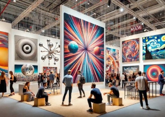 Um encontro vibrante de arte contemporânea global