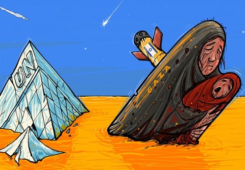 Duro invierno en Gaza  Lamentable situación en los campos de refugiados de Gaza durante las tormentas invernales.