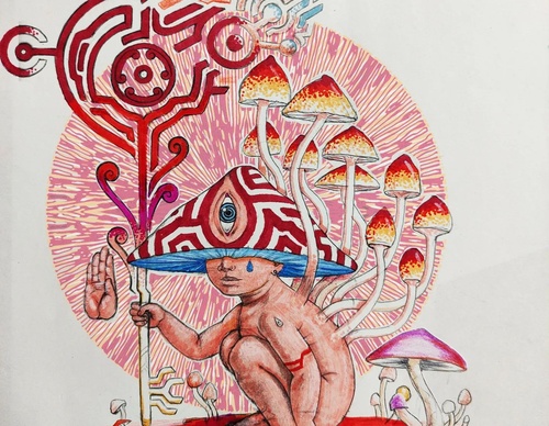 Galería de arte callejero de Nashi Bime - México