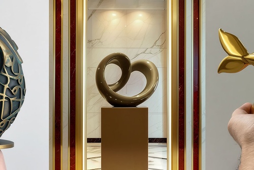 Khalid Shahin (Jordan) — Sculptural Art: Contemporary Typography & Islamic Calligraphy