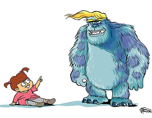 cartoon section