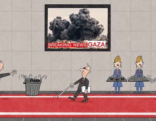 Gallery of International Cartoons about Palestine