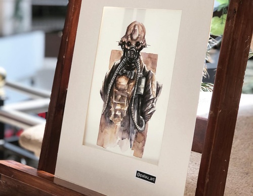 Gallery Of WaterColor Painting By Xavier Palau Blacio - Argentina