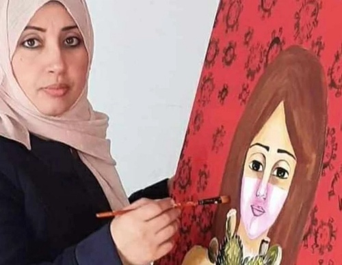 Martyrs of the Zionist Genocide: Palestinian Painter Heba Zagout