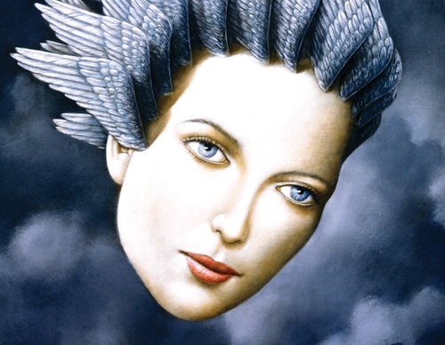 Gallery of humor painting by Rafal Olbinski - Poland