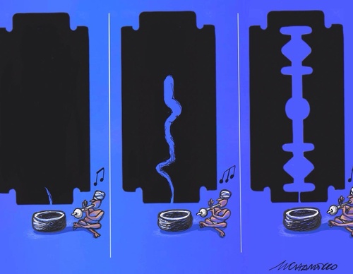 Galería de caricaturas de Marcelo Chamorro – Ecuador