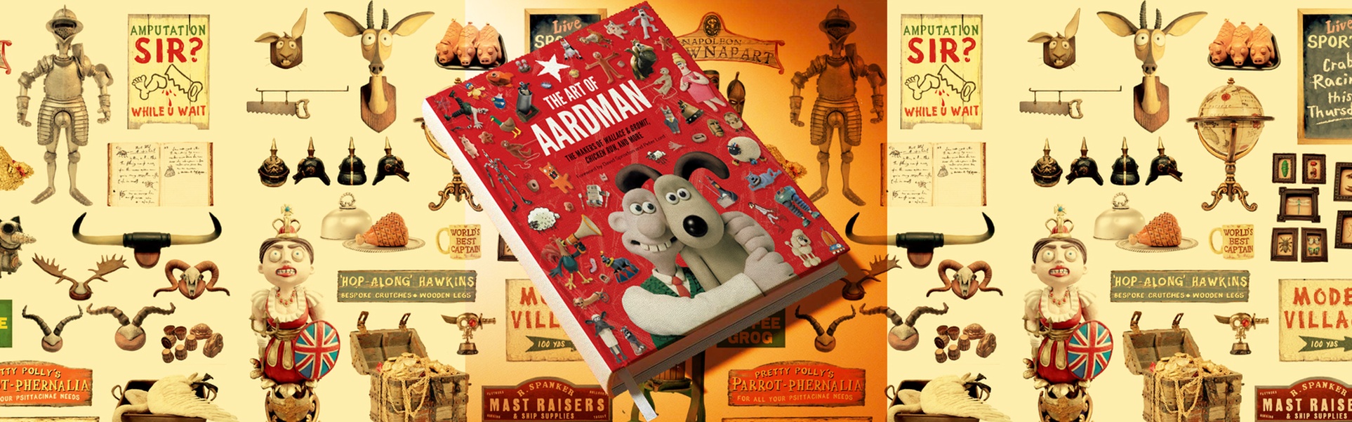 Livro de animação A Arte da Aardman