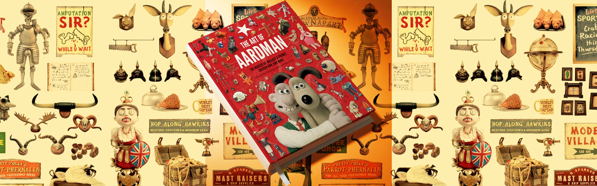 Libro de animación El arte de Aardman