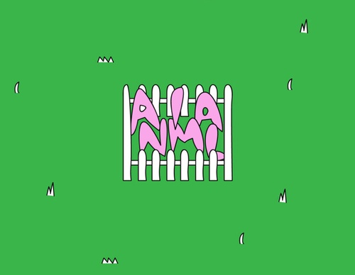 blank poster animal