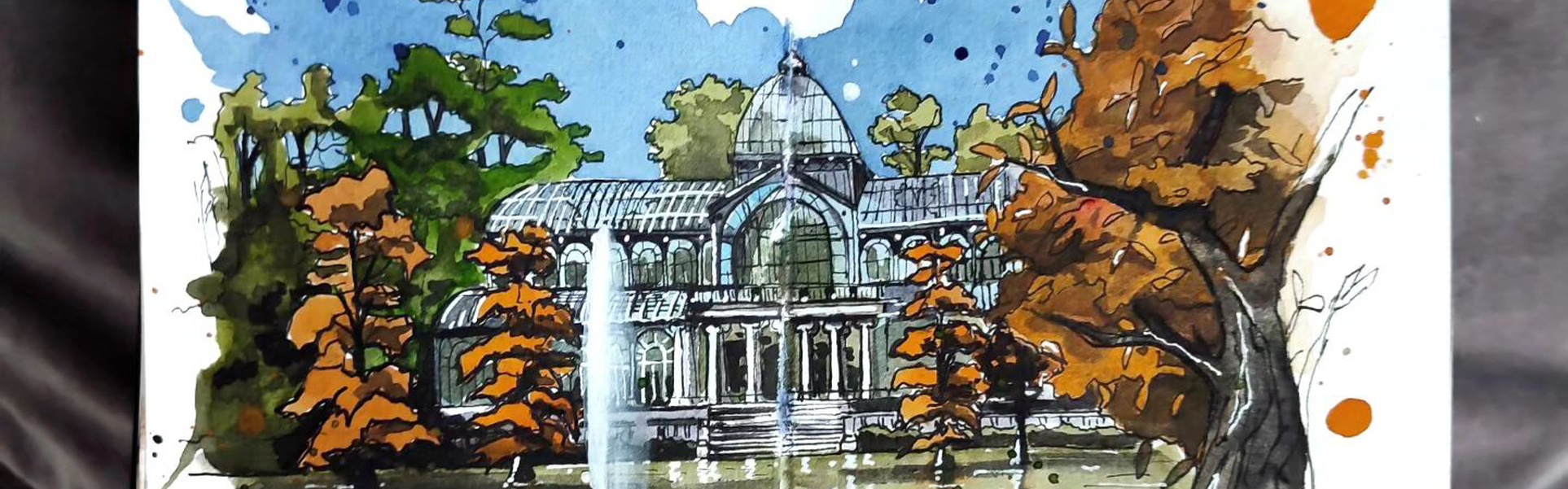 Galeria de pinturas em aquarela de Kalliopi C - Escócia