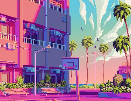 Galería De Ilustración Del Abuelo RetroWave - México