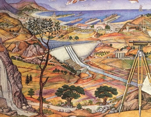 Gallery of Paintings by Juan O'Gorman-Mexico