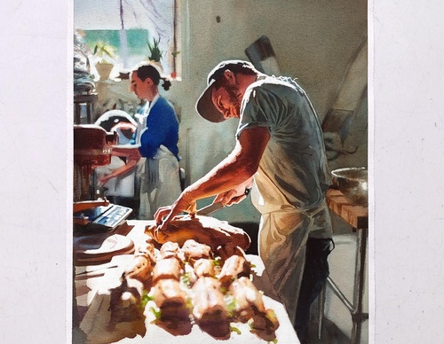 Gallery Of WaterColor Painting By Marcos Beccari-Brazil